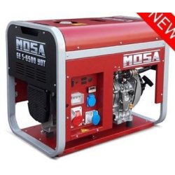 Ge S-6500 YDT Groupe électrogène silencieux - Mosa - moteur diesel Yanmar - 50 Hz - 6.5 kVA (5.2 kW)