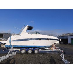Remorque bateau triple essieux 3x1600 kgs - PTAC 3,5t - Sun Way TBT16 - Coques jusqu'à 8,55m