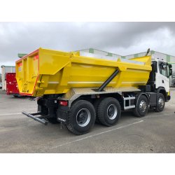 Benne ronde pour poids lourds avec fond et côtés en acier - hpc