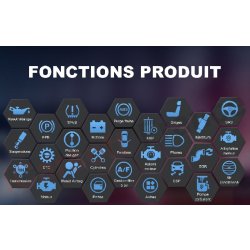 Valise diagnostic automobile multimarques icarsoft cr max bt bluetooth obd2 pro