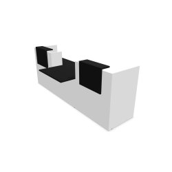 Bureau d'accueil AMBIANCE - PMR central - moderne et fonctionnel - 300 ou 380 cm