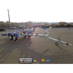 Porte bateau - Remorque cassante - Sun Way SW2025M16 - PTAC : 2500Kg - 2 essieux