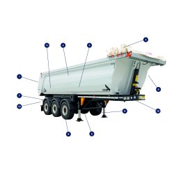 Buildstar-x - benne pour poids lourd - stas - volume : 24 à 31 m³