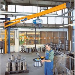 Potence murale LW - Abus Levage - capacité 1 tonne - portée 7m - rotation 180°