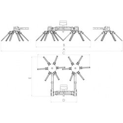 Andaineur BV05 Elite Frut - 4,66m - Réglage hydraulique et pliage des bras