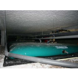 Citerne souple 5000 L Labaronne Citaf - Récupération d'eau de pluie - Fabrication française - Déplaçable et résistante