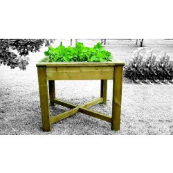 Table potagère en bois