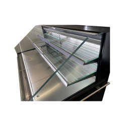 Vitrine réfrigérée semi-verticale 2 niveaux MILANO SUSHI - EORION SU13 2 niv et EORION SU20 2 niv - 1330 mm et 1955 mm de largeur - LED - -1°C à +7°C