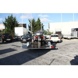 Remorque freinée de fabrication française à structure spécifique châssis très renforcé pour le transport can am spyder - erde - expert plm 170f