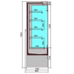 Chambre froide murale jamie 1.5 7350.0040 COMBISTEEL