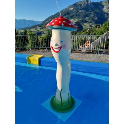 Pataugeoire : figurines enfant Athalia - grenouille, pélican, poisson, castor, tortue, bonhomme geyser, hippocampe