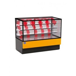 Vitrine non canalisable pour pâtisserie et snacking - Froid ventilé - Référence: SIENA VD H 1200