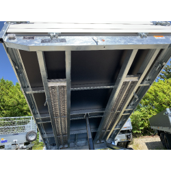 Remorque Tri-benne SARIS - 306 x 170 - PTAC : 3500 kg - 2 Essieux - Freinée - Pompe Electrique - K3 306 170 3500 2 E