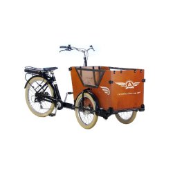Triporteur électrique Smiley GWA - Amsterdam Air - 4 enfants - Shimano 7 vitesses