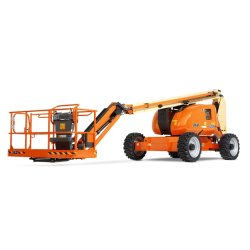 Nacelle articulée diesel JLG - Hauteur de travail 12,33 à 48,15 m - 7 roues motrices et essieu oscillant