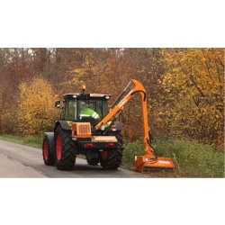 Malinia broyeur forestier - Noremat - bras droit - hauteur maxi sur haie 2,43 m - portée horizontale 4,20 m