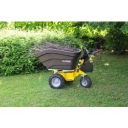 DT-300E brouette à moteur - Alitrak - 300 kg - 3 roues, structure robuste en acier, mécanisme semi-automatique