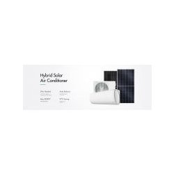 Climatiseur solaire - sunpal - système de climatiseur alimenté par l’énergie solaire