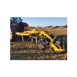 Déchaumeur à dents bagüés - Travail de 5 à 15 cm - Profondeur jusqu'à 30 cm - Châssis fixe ou pliant