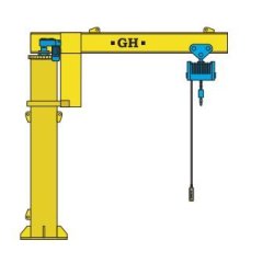 Potence sur fût GPLC - GH France - rotation électrique - capacité 125 à 4000 kg