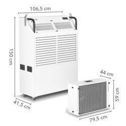 Climatiseur industriel pt 15000  15 kw / 51 182 btu