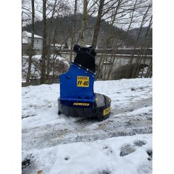 Gyrobroyeur FF80 - pour pelleteuses 2,8 à 8t - sylviculture - largeur 830 mm