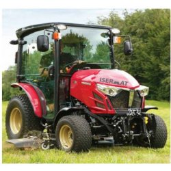 Tracteur 35Ch à direction assistée hydraulique avec demi-tour rapide, utilisé pour l'entretien des espaces verts, travaux accès restreints - disponible en location