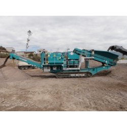 Concasseur giratoire Powerscreen Maxtrak 1000 - mobile sur chenilles, capacité jusqu'à 230 t/h