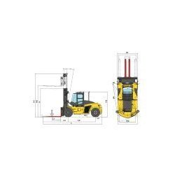 SCP160G Chariot élévateur - SANY Europe GmbH - capacité de levage 16 t - mât adaptable jusqu'à 6.5m