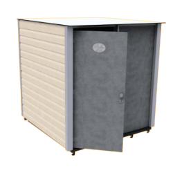 Sanitaires publics extérieurs - Bloc salle d'eau individuel standard 2 x 1.97 x 2.2 m - Compact et robuste
