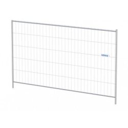 Clôture mobile de chantier 4 tubes m350 - heras m350her - l3500mm - h2000mm