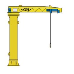 Potence industrielle gpln - gh france - capacité 2.5 à 20 tonnes