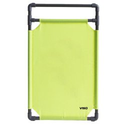 Barrière d'intervention 1 panneau PVC ou Inox 304 - H. 1 000 ou 1 800 mm, polyester velcro - Jaune / 1000 / PVC