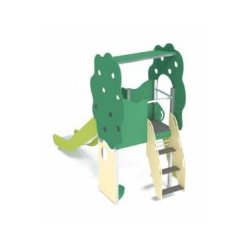 Toboggan - Grand Pommier LD1CT128010 - Capacité 12 enfants - Hauteur 130 cm