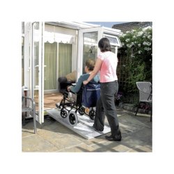 Rampe valise Axcess 1m83 - Aluminium pliable avec surface antidérapante et poignée de transport