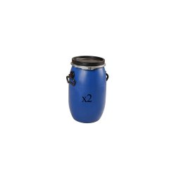 Lot de 2 fûts ouverture totale de 30 litres + 2 fûts ouverture totale de 60 litres