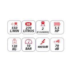 Compresseur d'air 300 litres 4 kw 10 bar