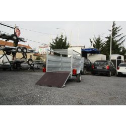 Remorque moutonnière à 1 essieu sans frein de 750 kg pour le transport des ovins et caprins - lider - granada 32530