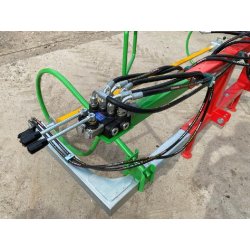Enrouleur dérouleur d'occasion pour filets, films et tuyaux d'irrigation - Largeur maximale 250 cm - Rotation hydraulique - V1352