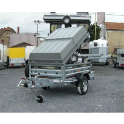 Remorque performante, facile à ranger et utiliser à 1 essieu alko avec frein 900 kg pour les transports, le bricolage ou les départs en vacances - daxara - 198 f te