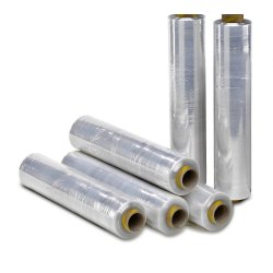Films étirables de palettisation - biodégradable - 125 à 1000mm de large - transparent, noir, bleu ou vert