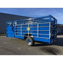 Bétaillère série ii métallique pose à terre hydraulique - jp construction - type: brs 40 t à brs 70 t