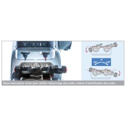Matrix Evo  machine à clé à points et laser - Poids 24,6 kg - Silca SAS