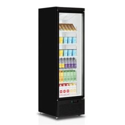 Vitrine réfrigérée Atom Maxi C1DB - porte vitrée à charnières, 0.98 m², classe énergétique B