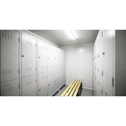 Bungalow vestiaire neuf avec wc et douches