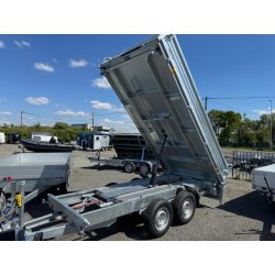 Remorque Tri-benne SARIS - 360 x 176 - PTAC : 3500 kg - 2 Essieux - Freinée - Heavy Duty Reference - K3 360 176 3500 2 HDS E