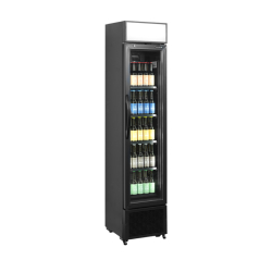 Vitrine réfrigérée verticale 1 porte AURA - 114L - 435x505mm - 2013mm - froid positif ventilé