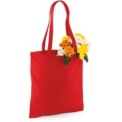 Sac shopping à anses longues - 100% coton - Réf: W101 - Marque Westford Mill - 140 g/m²