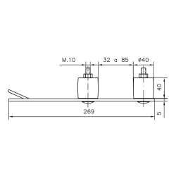 Guide double à sceller