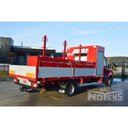 Plateau ridelles - carrosserie A&C Noyens - idéal pour construction et transport de machines
